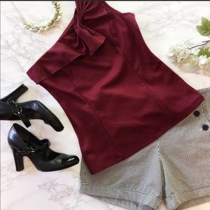 THE LIMITED One Shoulder Top with bow